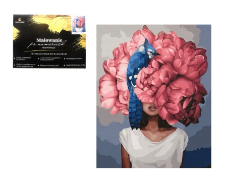 Malowanie po numerach 40x50 Piwonie - INNE