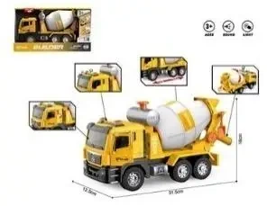 Auto betoniarka 1:10 światło dźwięk - Madej