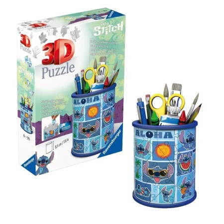 Puzzle 3D: Przybornik Disney Stitch - Ravensburger