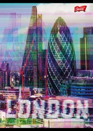 Paczka Zeszyt A5 60k kratka glitched city mix pakiet 10 sztuk - ST-Majewski