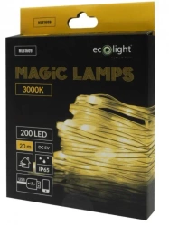 Magiczne lampki 200 led 3000K 20m DC5V - Eco Light