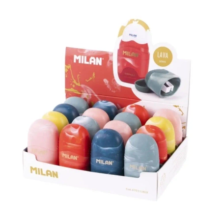 Temperówko - gumka Lava (16szt) MILAN