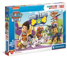Puzzle 180 Super Kolor Psi Patrol - Clementoni