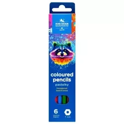 Kredki 3551 Szop 6 kolorów - Koh-I-Noor