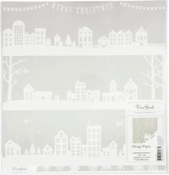 Papier ozdobny Christmas 30,5x30,5cm 180g 3 arkusze edycja limitowana - Happy Color