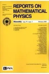 Reports on Mathematical Physics 91/1 - praca zbiorowa