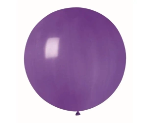 Balon pastel kula fioletowa 75cm - Godan