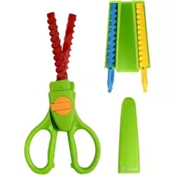 Nożyczki dekoracyjne 16.5cm 9 wzorów cięcia - Titanum