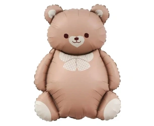 Balon foliowy Miś z kokardką 65x47cm - Godan