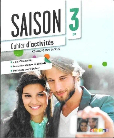 Saison 3 ćwiczenia + CD DIDIER - praca zbiorowa