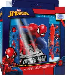Pamiętnik z magicznym długopisem Spiderman SP50044 - Kids Euroswan