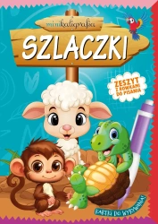 Minikaligrafia. Szlaczki. Zeszyt z rowkami do pisania - praca zbiorowa