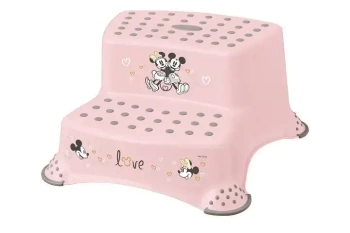 Podest 2 stopniowy antypoślizgowy Minnie pink