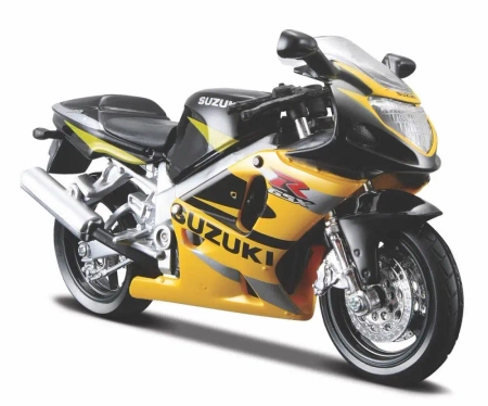 Model Motocykl Suzuki GSX-R600 z podstawką 1/18 - Maisto