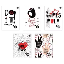 Brulion A5/96K kratka Girls Rule (5szt) - Ziemia Obiecana