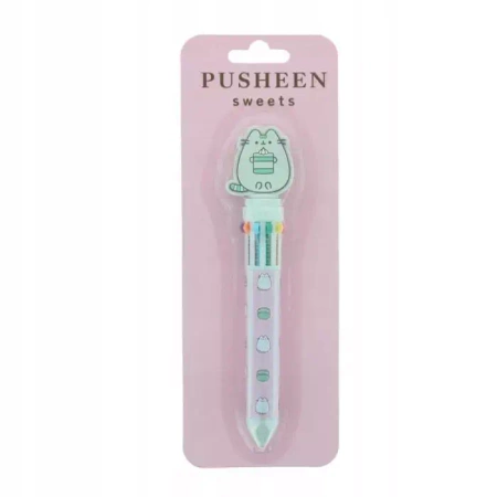 Długopis wielokolorowy z figurką 3D mix - Pusheen
