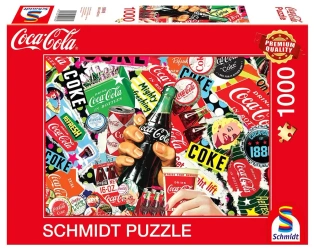 Puzzle 1000 PQ COCA-COLA Reklama 109964 - Schmidt Puzzle
