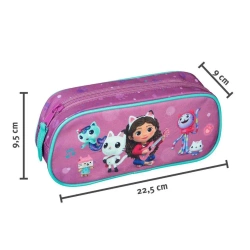Piórnik Kosmetyczka Saszetka Koci Domek Gabi - Cass film