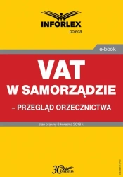 eBook VAT w samorządzie – przegląd orzecznictwa - Praca zbiorowa