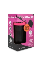 Kubek termiczny 860ml Coolpack Coffee Mug Jumbo Pink Black - PATIO