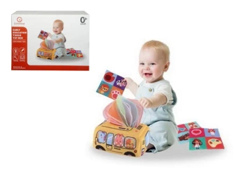 Zabawka dla malucha materiałowe pudełko z chusteczkami do wyciągania - SWEDE