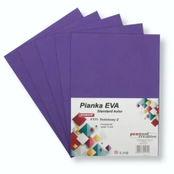 Pianka standard A4 Eva fioletowa 5szt - Penword