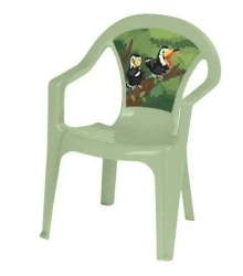 Krzesełko plastikowe pastel pistacja - 3toysm