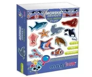 Zwierzęta morskie - zestaw magnesów - Aston Active