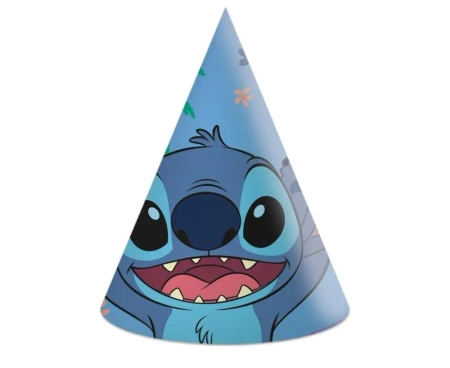 Czapeczki papierowe Stitch & Angel Disney 6szt - Godan