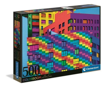 Puzzle 500 Color Boom Squares - Clementoni