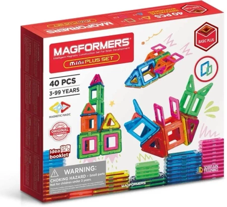 Klocki Mini Plus Set 40el - Magformers