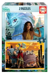 Puzzle 2x48 Raya i ostatni smok 110609 - Educa