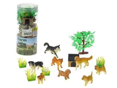 Pieski z budą i akcesoriami - ADAR