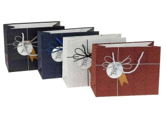 Torebka prezentowa 23x18x10cm MIX - ADAR