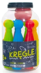 Zestaw kręgli w słoiku