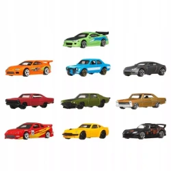 Hot Wheels Fast & Furious Szybcy i wściekli Samochodziki 10-pak JCT92 - Mattel
