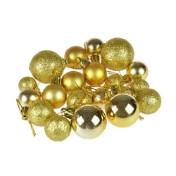 Komplet bombek załotych - mix rozmiarów - Arpex