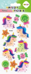 Naklejki 3D Fancy Unicorns 90x210 HAPPY COLOR - GDD