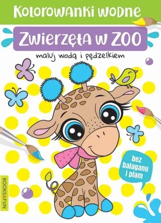 Zwierzęta w ZOO. Kolorowanki wodna - Opracowanie zbiorowe