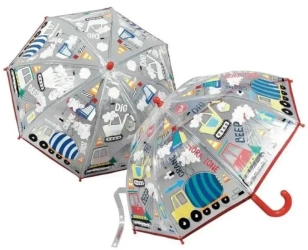 Parasolka zmieniająca kolory na budowie - Floss & Rock