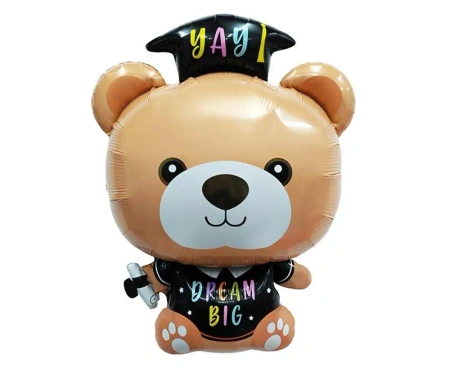 Balon foliowy Miś absolwent 41x53cm - Godan