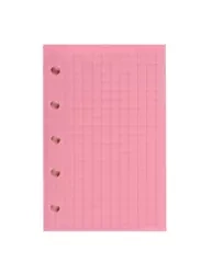 Wkład do organizera M Kratka czerwona ANTRA