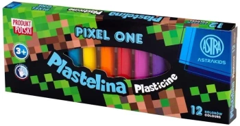 Plastelina Pixel One 12 kolorów ASTRA - ASTRA papiernicze