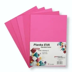 Pianka standard A4 Eva różowa 5szt - Penword