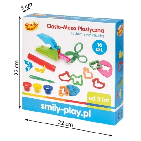 Ciasto-masa z wyciskarką - Smily Play