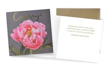 Karnet QRP-008 Gratulacje - Kukartka