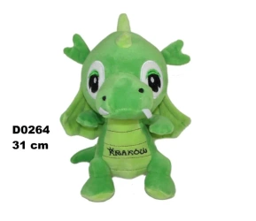 Smok "Kraków" jasny zielony 31cm - Sun-Day