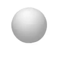 Ozdoba choinkowa styropianowa, 3 cm (10 sztuk)