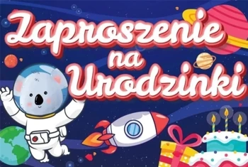 Zaproszenie Urodziny (10szt) - YEKU