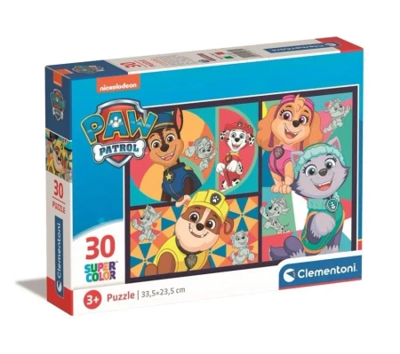 Puzzle 30 Super Kolor Paw Patrol - Clementoni